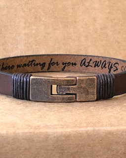 FREE SHIPPING-Bracelet For Men,Custom Men Jewelry,Personalized Men Leather Bracelet,Unisex Custom Bracelet,Leather Band Engraved