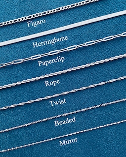 Stainless Steel Chain,Silver Chain Necklace,Rope Dainty Snake Chain Twist Chain Herringbone Necklaces for Women MenWaterproof,Christmas Gift