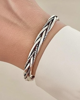Adjustable Bangle For Women, Viking Bangle, Viking Goth Twist Knot Bracelet for Women, Gift for Her, Christmas Gift